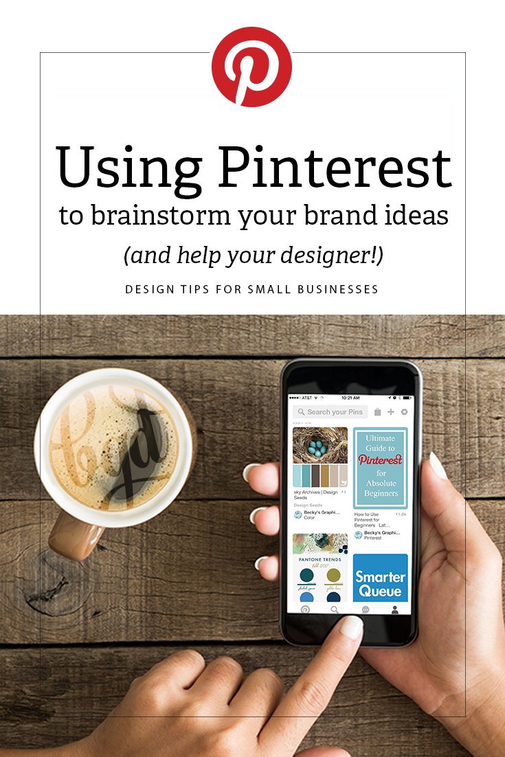 Using Pinterest to brainstorm your brand ideas (and help your designer too!)