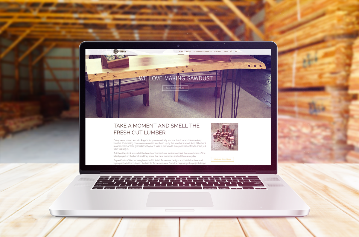Woodworkers website design
