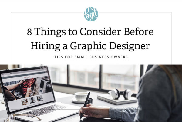 8 Things to Consider before hiring a graphic designer