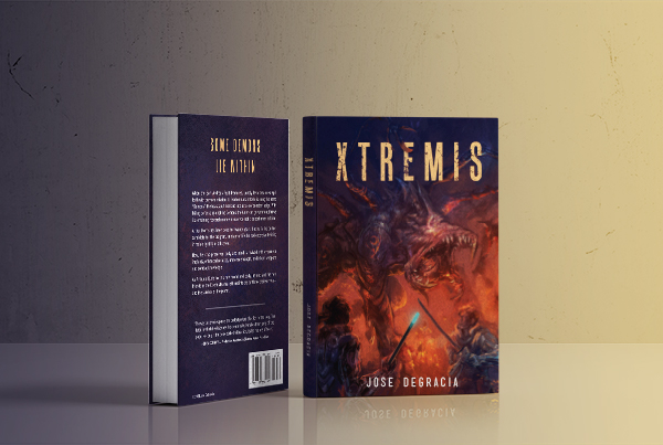 XTREMIS Science Fiction Book Design