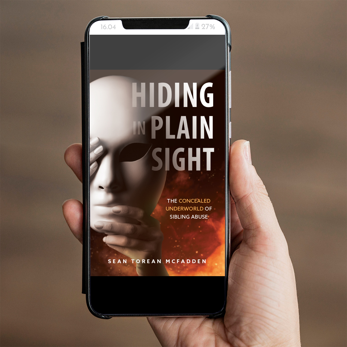 Hiding in Plain Sight ebook in phone mockup