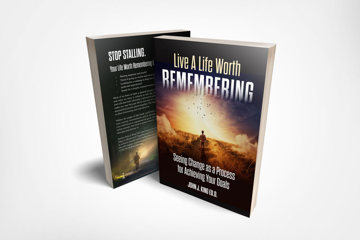 live a life worth remembering cover design