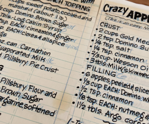 Hand lettered example