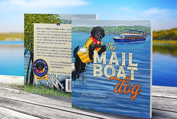 Illustrated Children’s Book  |  The Mailboat Dog