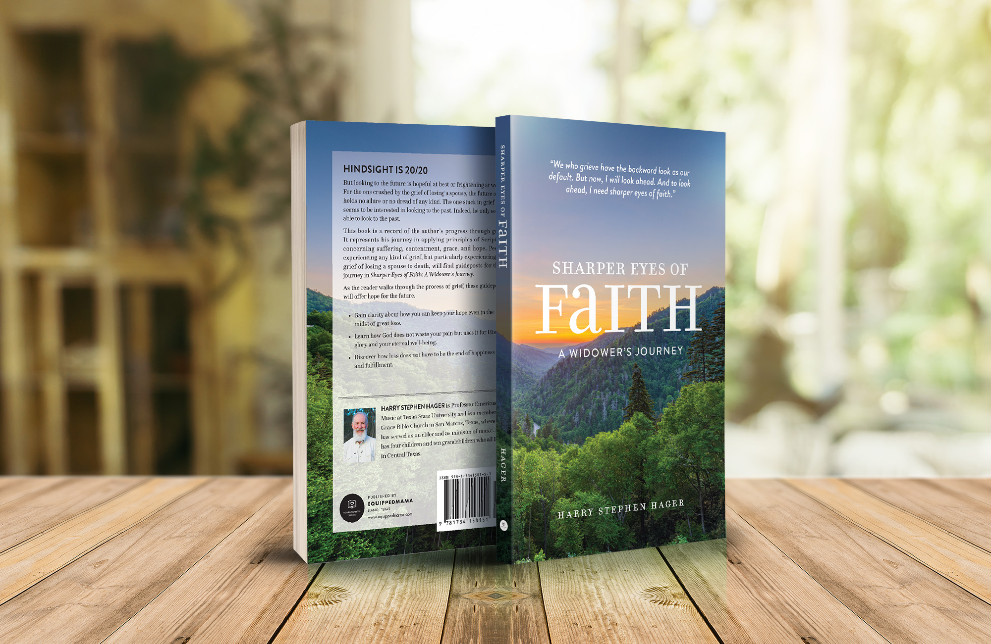 Front and Back cover Mockup of Sharper Eyes of Faith