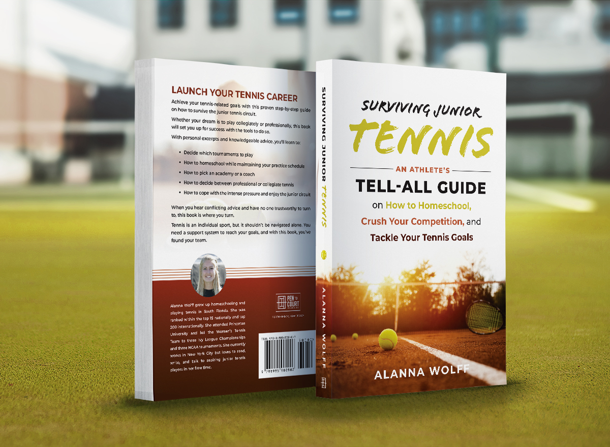 Front and Back Covers for Surviving Junior Tennis