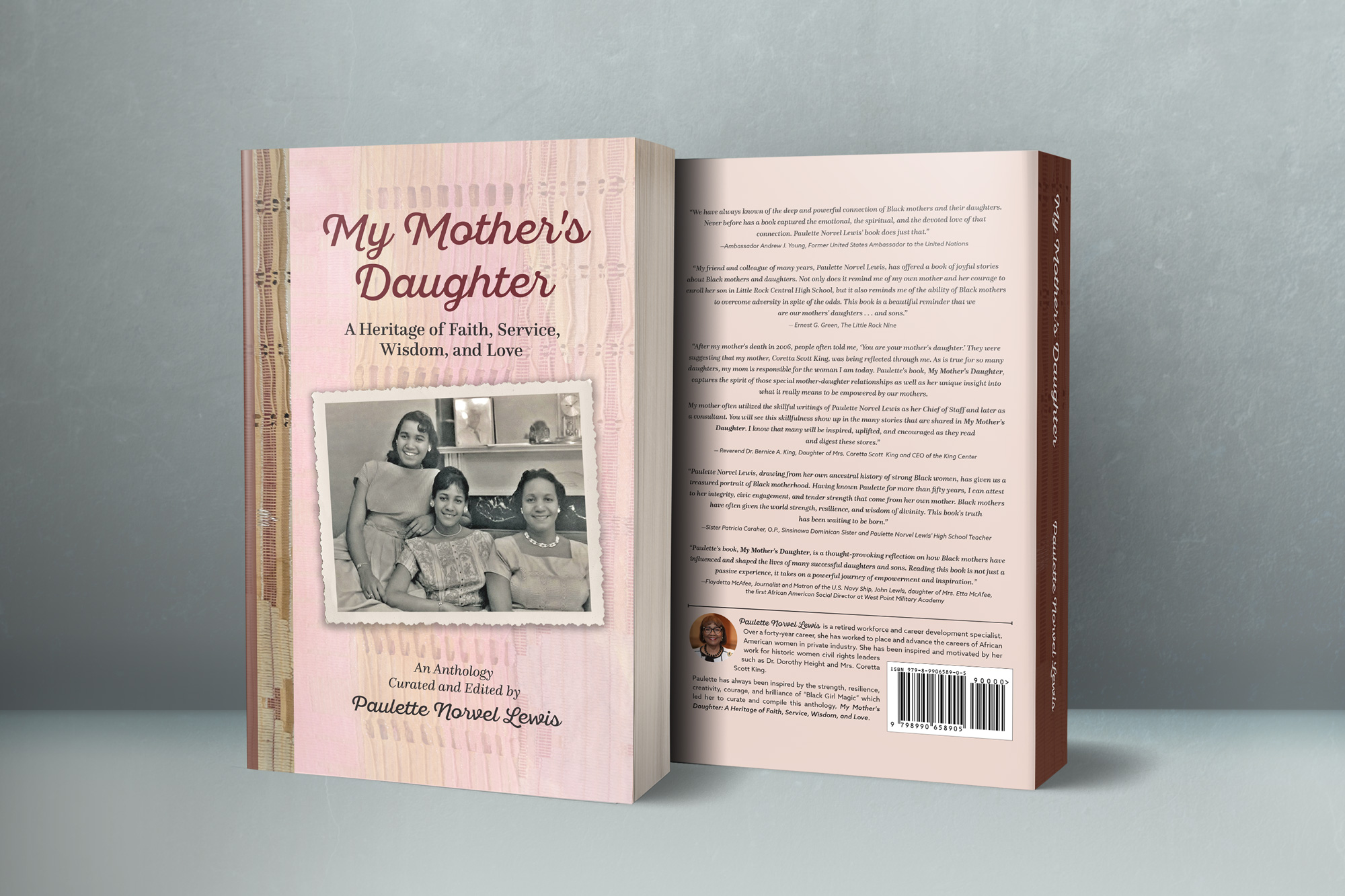 Front and back covers of "My Mother's Daughter"