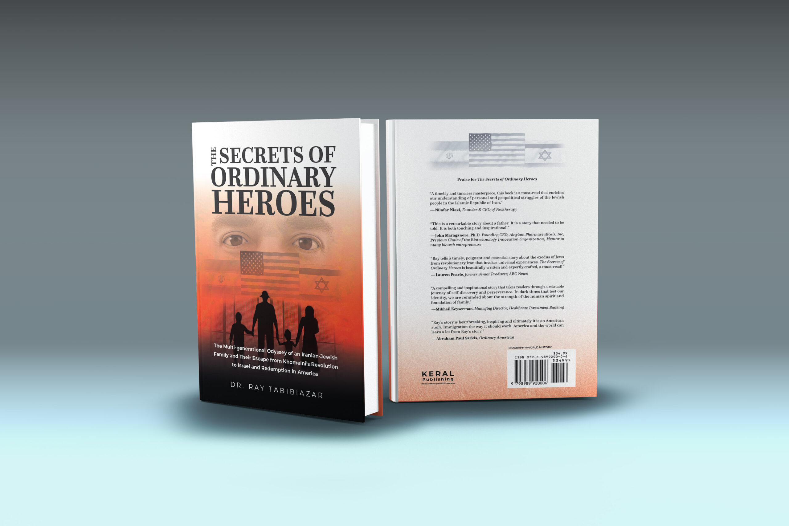 Front and back cover of "The Secrets of Ordinary Heroes"