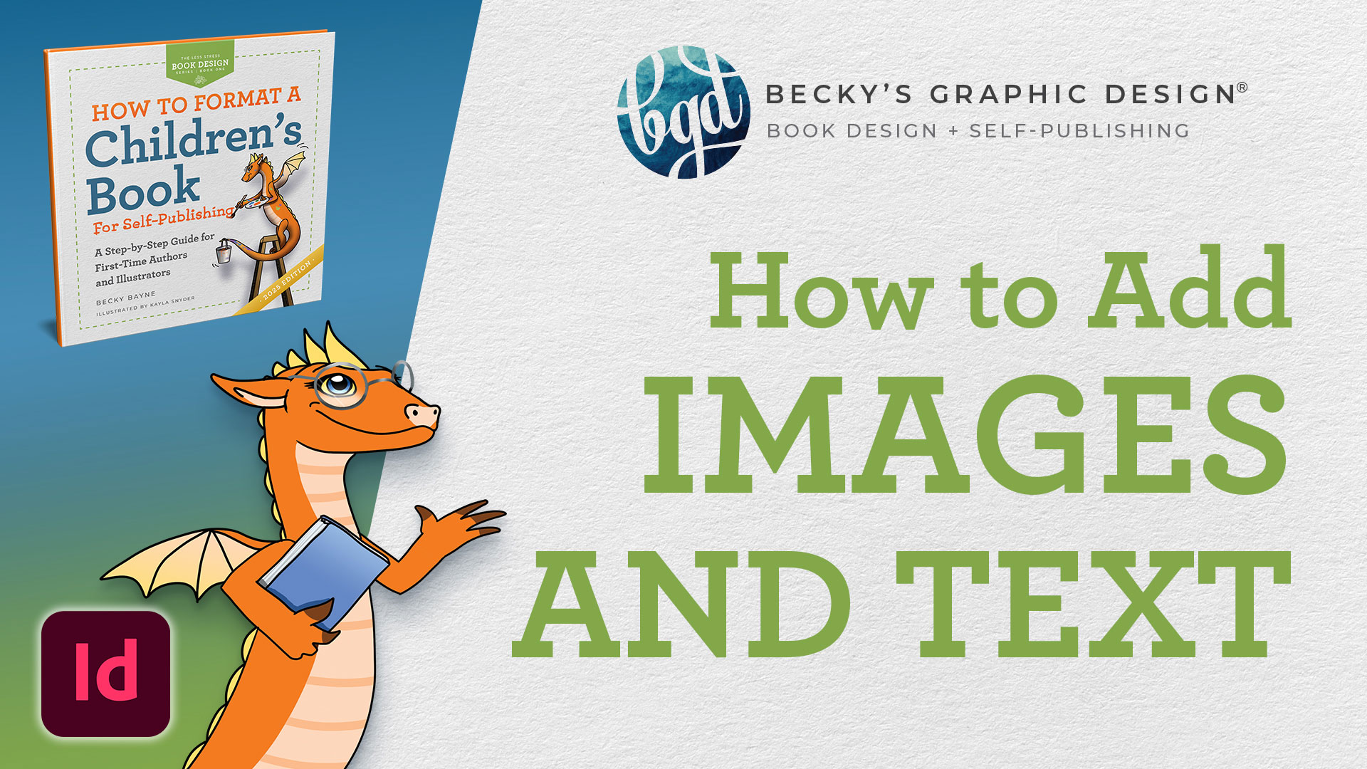 How to add images and text to your book