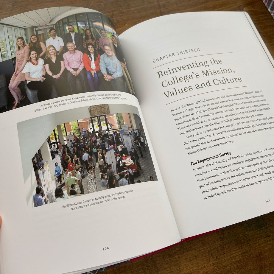 open book with photos