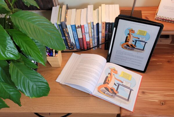 Open book and eBook page mockup comparison