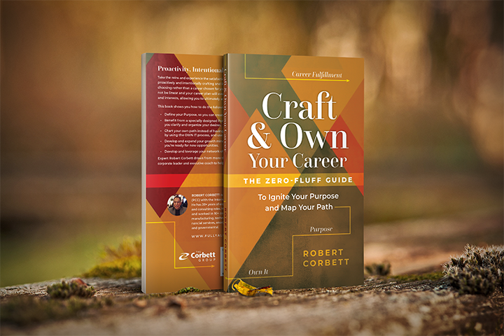"Craft & Own Your Career" book by Robert Corbett in nature
