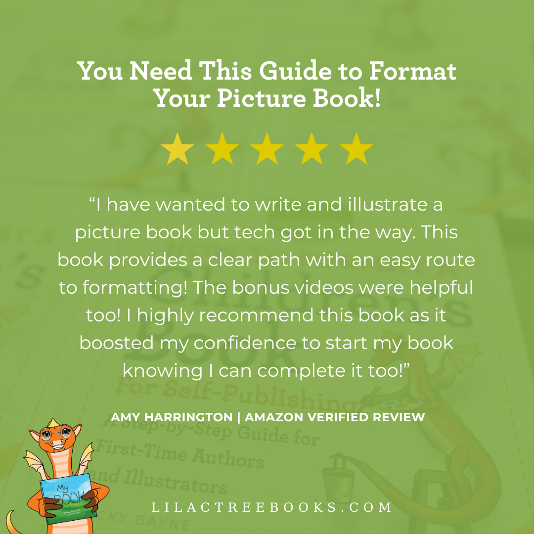 You need this guide to format your picture book!