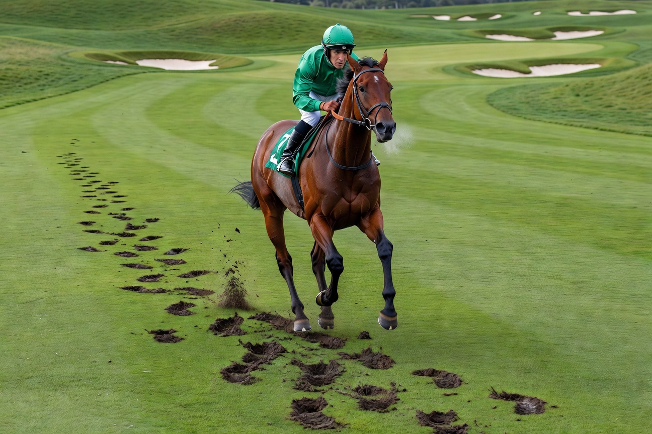 An AI model trained in an unethical manner is like training a racehorse on a golf course