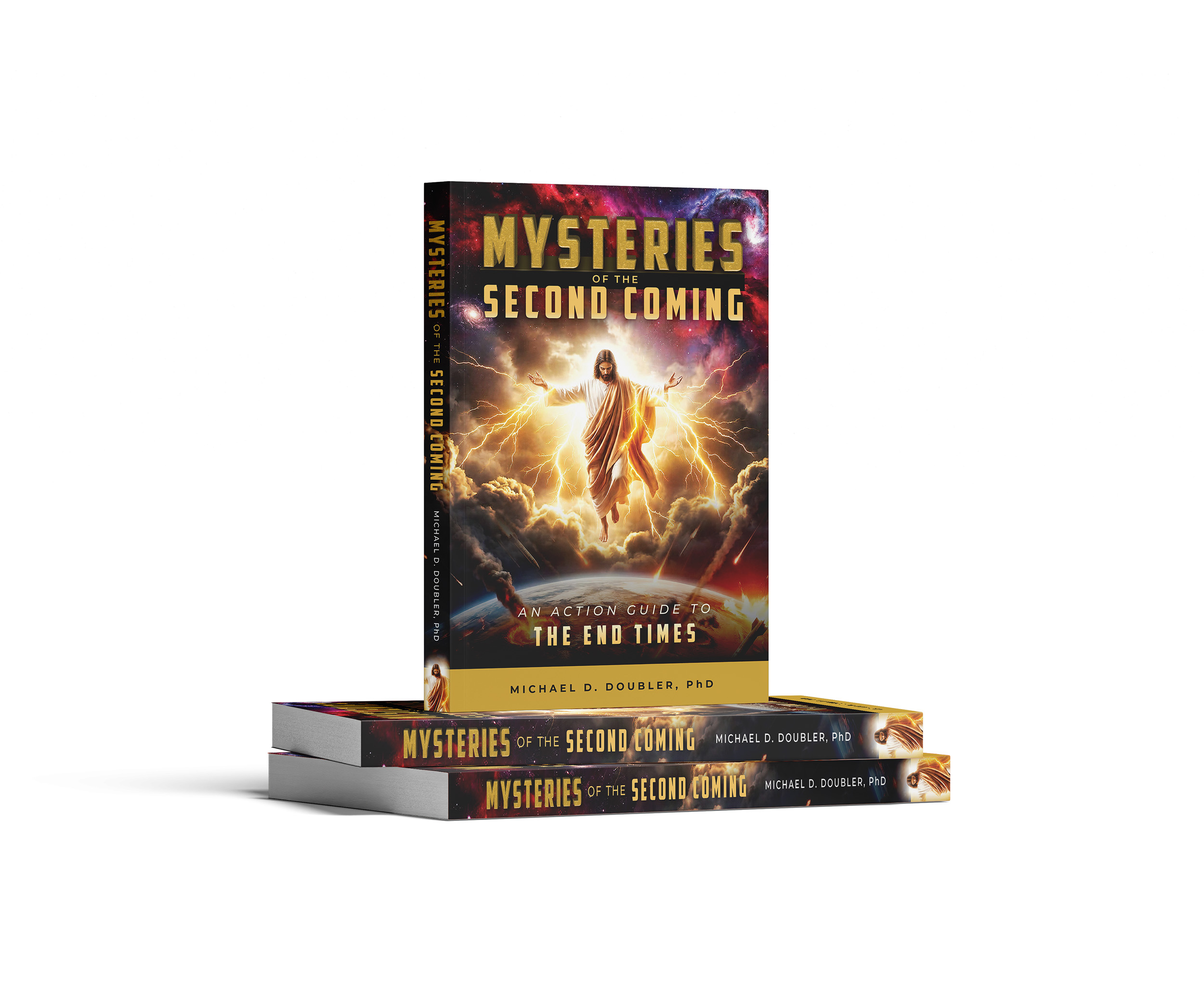 front cover and spine of Mysteries of the Second Coming
